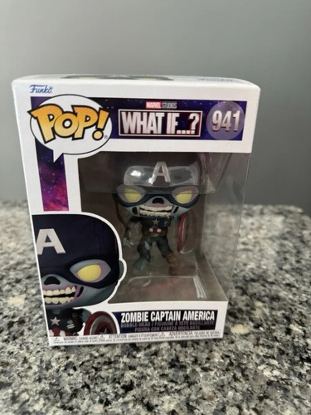 Funko Pop! What If? Zombie Captain America 941 Zombie Iron Man 944 Iron Man 871